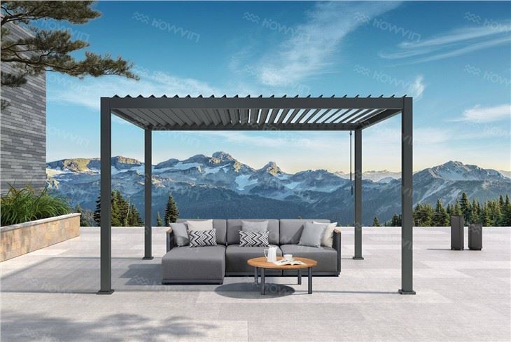 Howvin Villa Leisure Outdoor Sofa Combination Balcony Outdoor Courtyard Garden Rain Sunscreen Aluminum Alloy Homestay Furniture